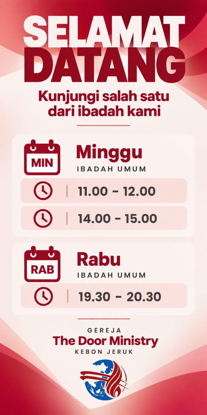 Tempat dimana Yesus Kristus memperbaharui kehidupan!